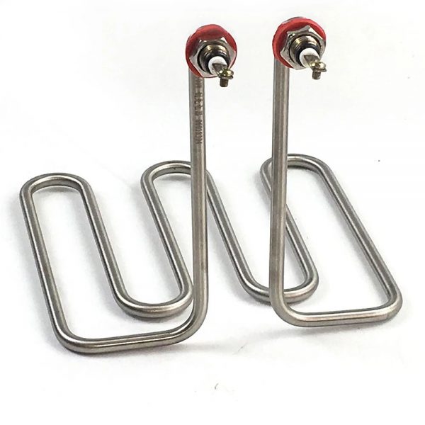 Tubular heater for deep oil fryer