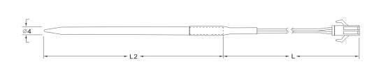 SW404 NCT Water Heat Sensor Drawing