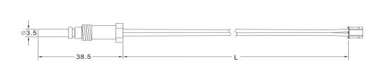 SW404 NCT Water Heat Sensor Drawing