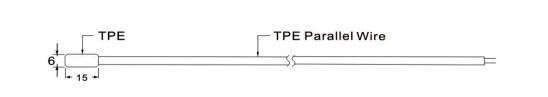 SP125 NTC Freezer Sensor Drawing